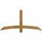 Ekena Millwork Bellingham Rough Sawn Timber Gable Bracket, Western Red Cedar, 60"W x 30"H x 4"D x 4"F, 12/12 Pitch GBW060X30X0404BEL00RWR - alternate 1